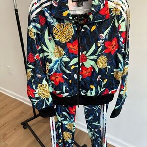 Adidas x HER Studio London floral track suit